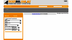 What Ticketbus.com.mx website looked like in 2014 (10 years ago)