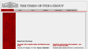 What Timesgroup.com website looked like in 2014 (10 years ago)