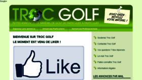What Troc-golf.com website looked like in 2014 (10 years ago)