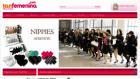 What Tanfemenina.com website looked like in 2014 (10 years ago)