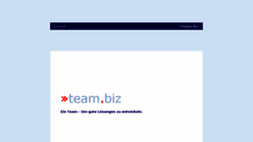 What Team.biz website looked like in 2014 (10 years ago)