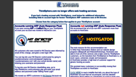 What Thehostingnet.com website looked like in 2014 (10 years ago)