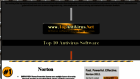 What Topantivirus.net website looked like in 2014 (10 years ago)