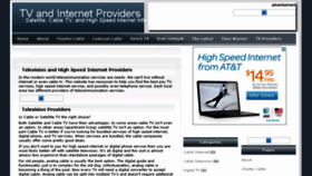 What Tvandinternetproviders.com website looked like in 2014 (10 years ago)