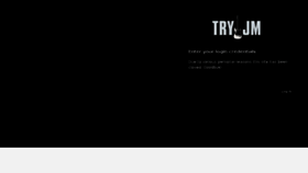 What Tryjm.com website looked like in 2014 (10 years ago)