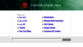 What Tunisia-share.com website looked like in 2014 (10 years ago)