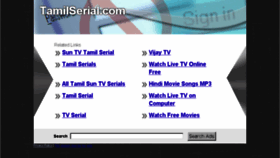 What Tamilserial.com website looked like in 2014 (10 years ago)