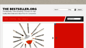 What Thebestseller.org website looked like in 2014 (10 years ago)