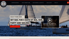 What Thesailspin.com website looked like in 2014 (10 years ago)