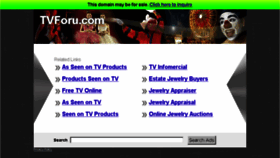 What Tvforu.com website looked like in 2014 (10 years ago)