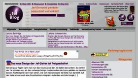 What Tel-blog.de website looked like in 2014 (10 years ago)