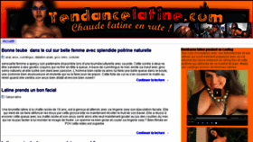 What Tendancelatine.com website looked like in 2014 (10 years ago)