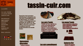 What Tassin-cuir.com website looked like in 2014 (10 years ago)
