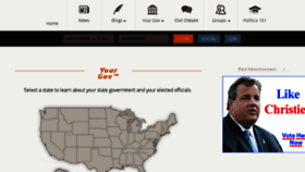 What Thesmartvoter.com website looked like in 2014 (10 years ago)