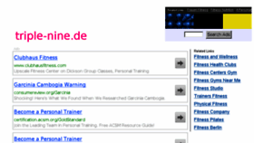 What Triple-nine.de website looked like in 2014 (10 years ago)