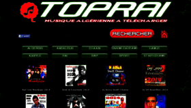 What Toprai.com website looked like in 2014 (10 years ago)