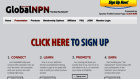 What Thenpn.com website looked like in 2014 (10 years ago)
