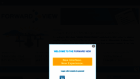 What Theforwardview.com website looked like in 2014 (10 years ago)