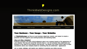 What Thinkwebdesigns.com website looked like in 2014 (10 years ago)