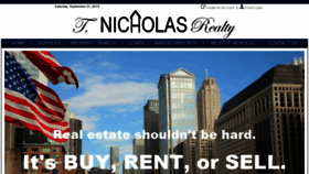 What Tnicholasrealty.com website looked like in 2014 (10 years ago)
