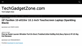 What Techgadgetzone.com website looked like in 2014 (10 years ago)