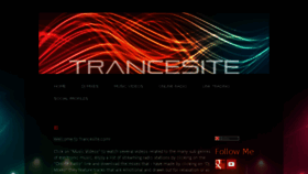 What Trancesite.com website looked like in 2014 (10 years ago)