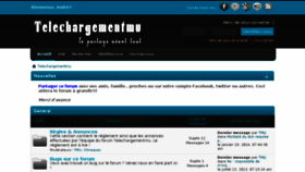 What Telechargementmu.com website looked like in 2014 (10 years ago)