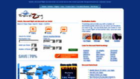 What Travelzing.com website looked like in 2014 (10 years ago)