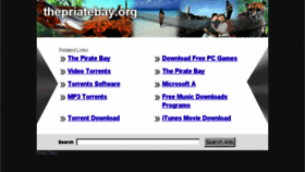 What Thepriatebay.org website looked like in 2014 (10 years ago)