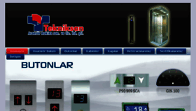 What Tekniksanasansor.com website looked like in 2014 (10 years ago)
