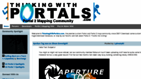 What Thinkingwithportals.com website looked like in 2014 (10 years ago)