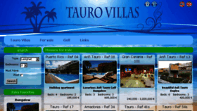 What Taurovillas.com website looked like in 2014 (10 years ago)
