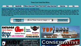 What Themecruisefinder.com website looked like in 2014 (10 years ago)