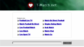 What T-match.net website looked like in 2014 (11 years ago)