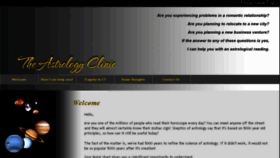 What Theastrologyclinic.com website looked like in 2014 (10 years ago)