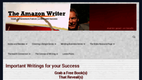 What Theamazonwriter.com website looked like in 2014 (10 years ago)