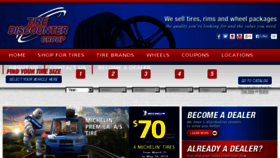 What Tirediscounter.ca website looked like in 2014 (10 years ago)