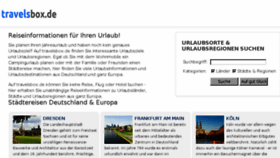 What Travelsbox.de website looked like in 2014 (10 years ago)