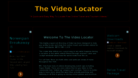 What Thevideolocator.com website looked like in 2014 (10 years ago)