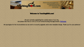 What Teachingmom.com website looked like in 2014 (10 years ago)