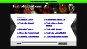 What Teatromadrid.com website looked like in 2014 (10 years ago)