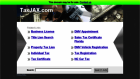 What Taxjax.com website looked like in 2014 (10 years ago)