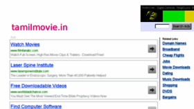 What Tamilmovie.in website looked like in 2014 (9 years ago)