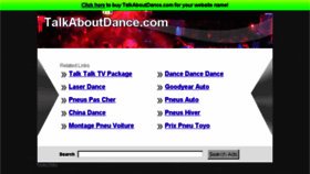 What Talkaboutdance.com website looked like in 2014 (10 years ago)