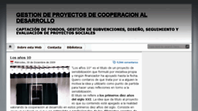 What Tecnicodeproyectos.com website looked like in 2014 (9 years ago)