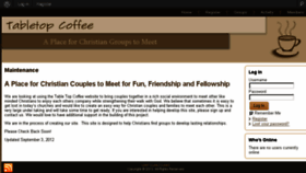 What Tabletopcoffee.com website looked like in 2014 (10 years ago)