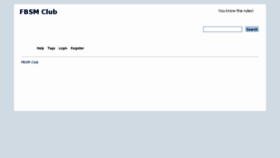 What Thefbsmclub.info website looked like in 2014 (11 years ago)