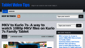 What Tablet-video-tips.com website looked like in 2014 (9 years ago)