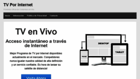 What Tvporinternet.org website looked like in 2014 (9 years ago)