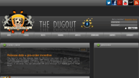 What Thedugout.tv website looked like in 2014 (9 years ago)